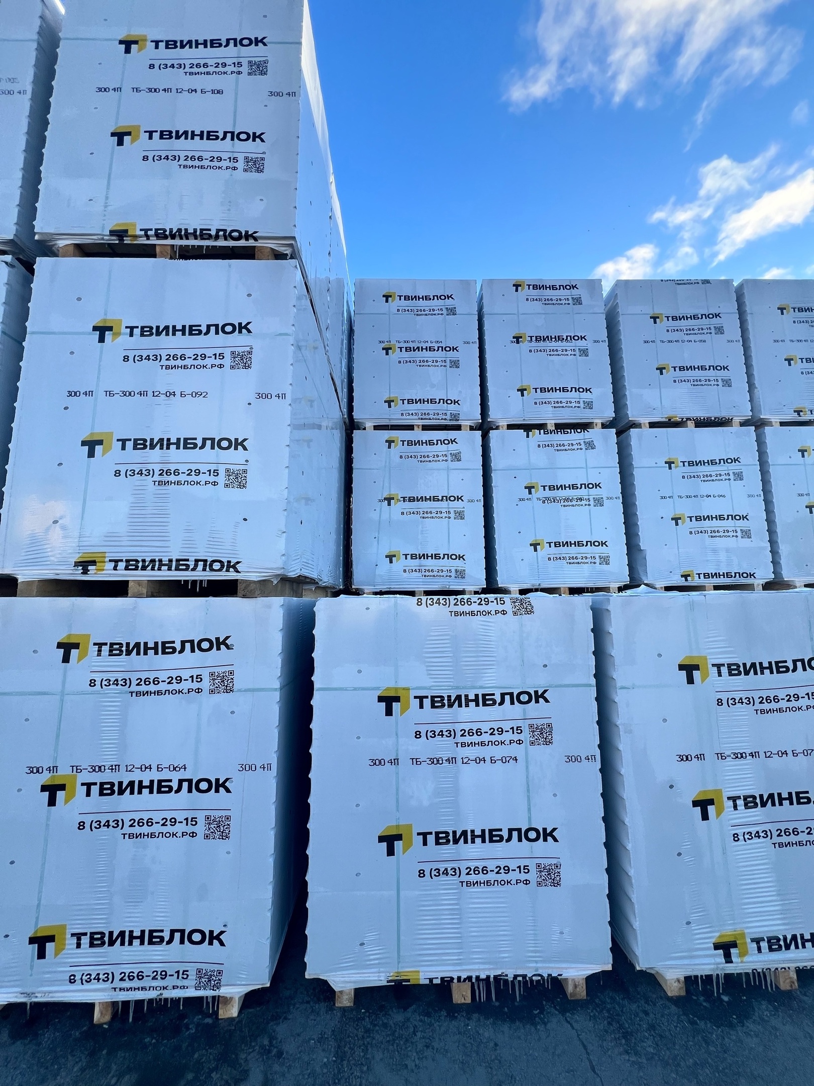 Газобетон ТВИНБЛОК D500 В2.5 625х150х250